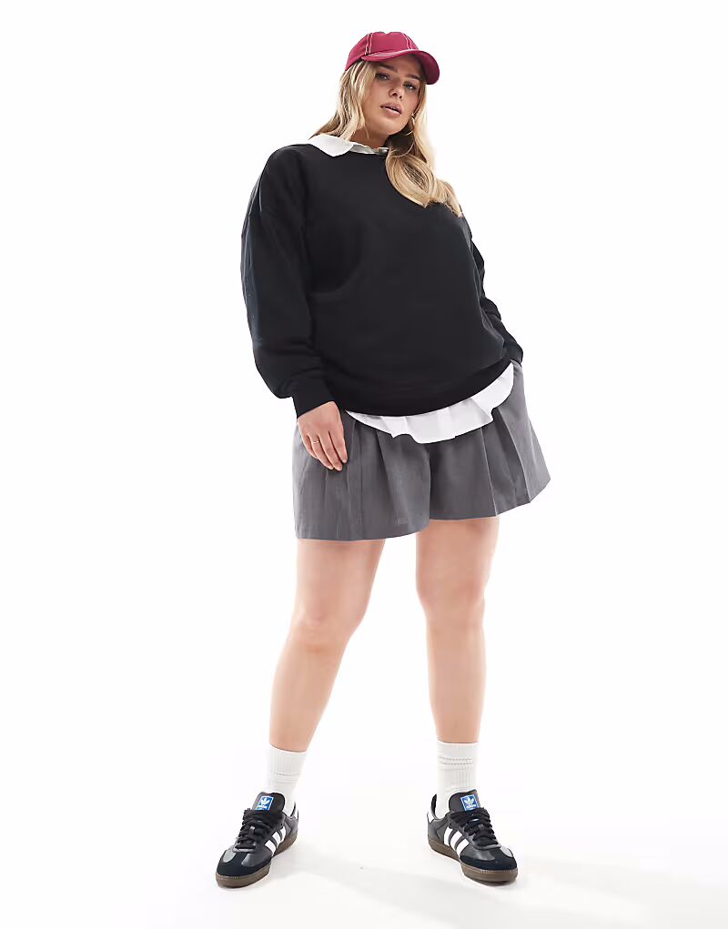 

Толстовка оверсайз ASOS DESIGN Curve черного цвета