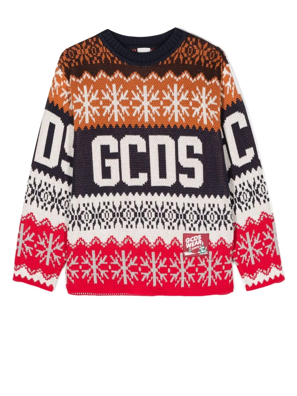 

Джемпер вязки интарсия Gcds Kids, синий