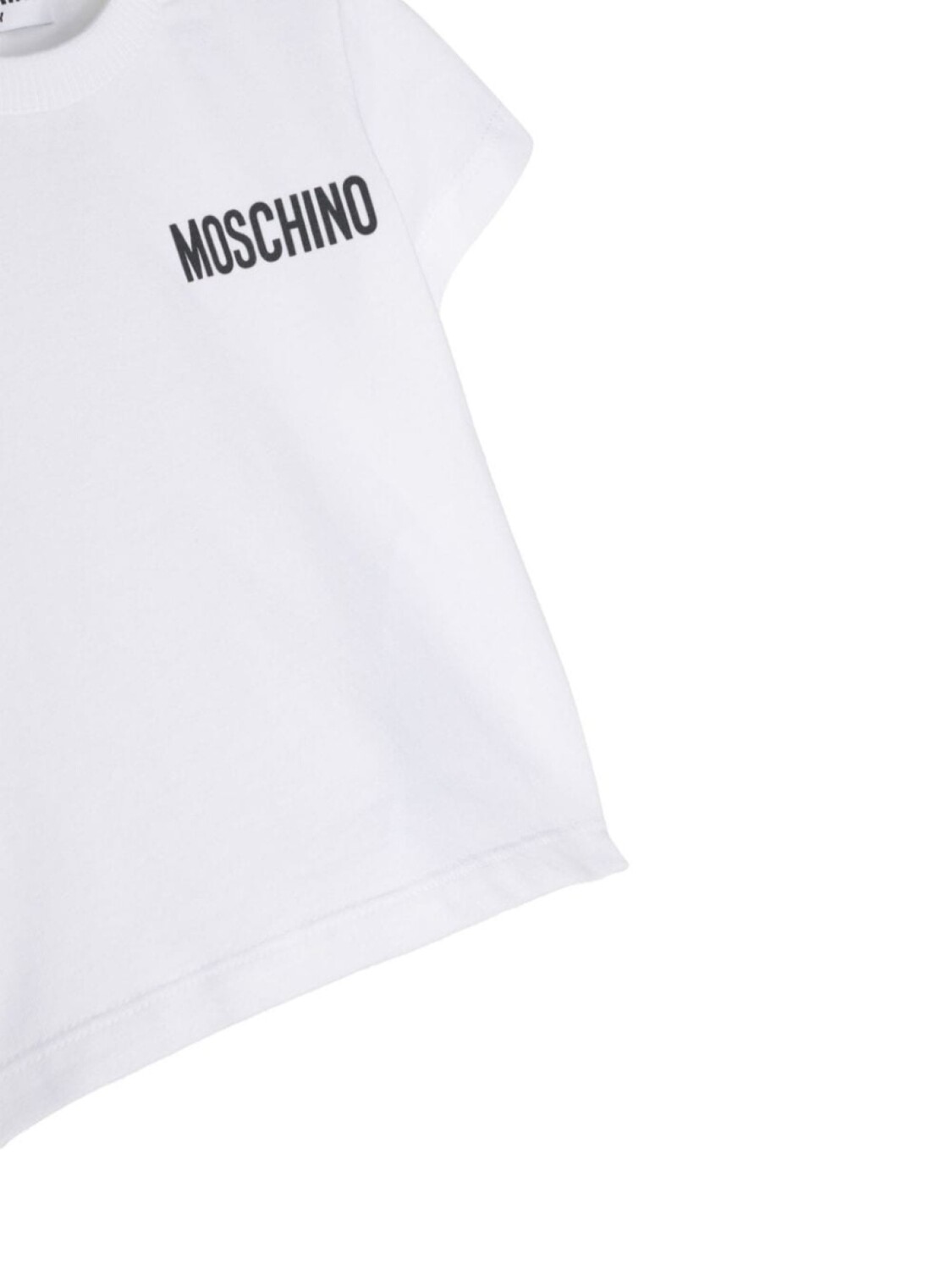 Moschino Kids комплект из комбинезона и футболки с логотипом, красный — фото 3