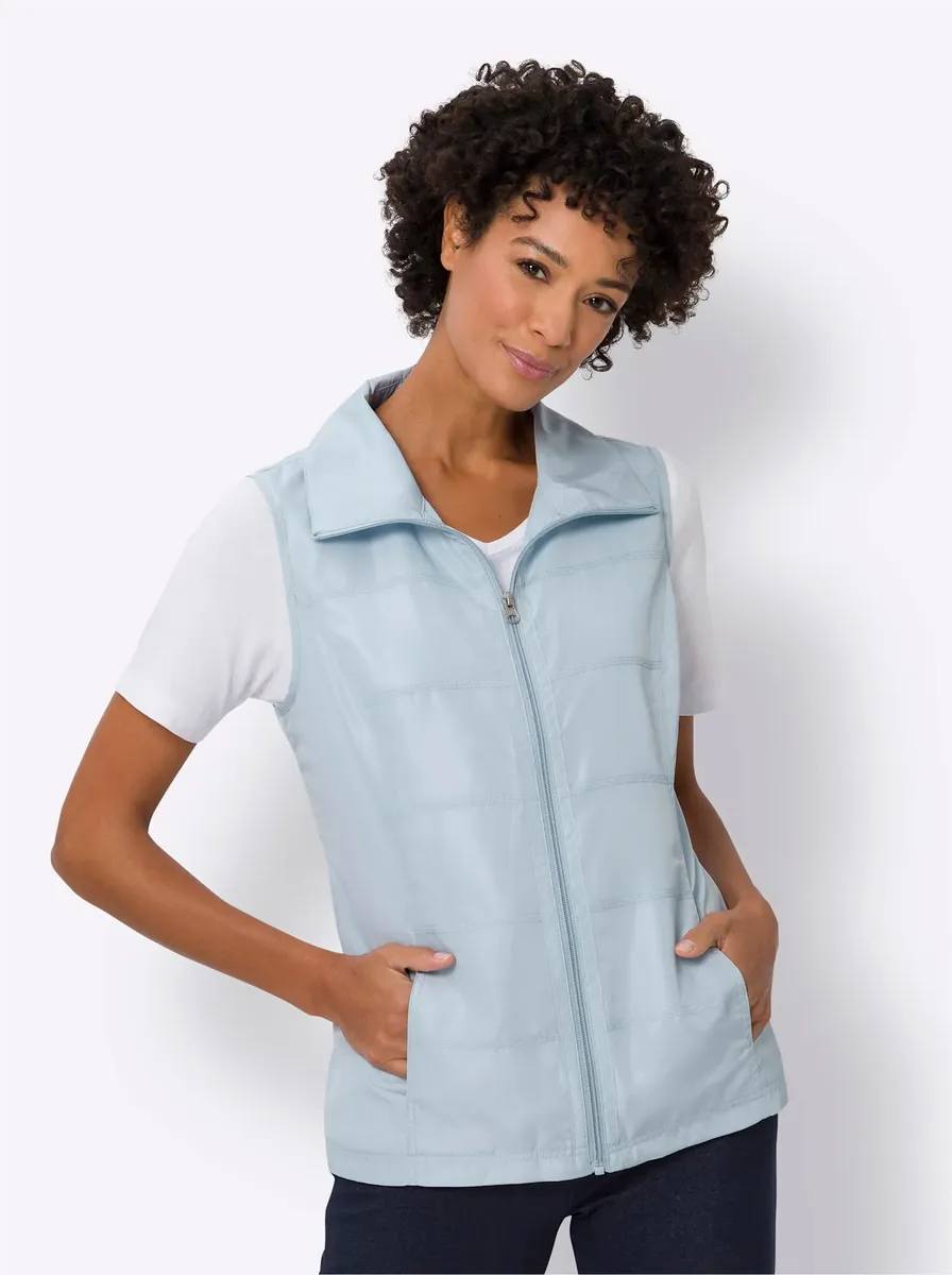 

Короткий жилет Classic Basics, голубой