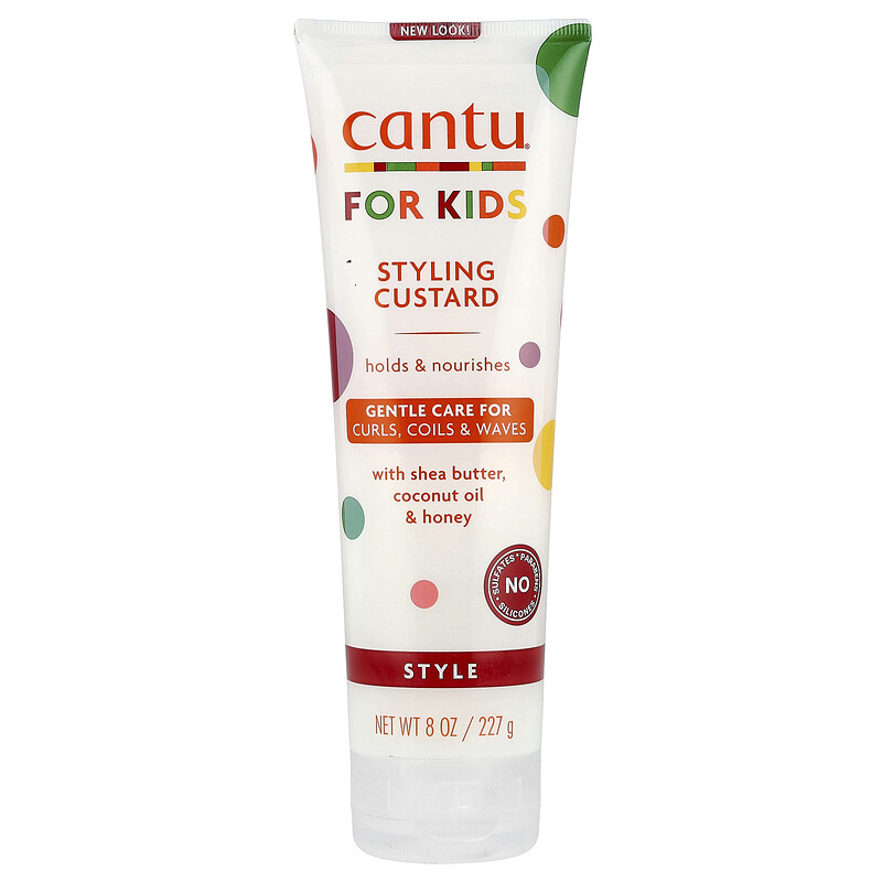 

Cantu, Для детей, заварной крем для укладки, для кудрей, для завивки волос, 227 г (8 унций)