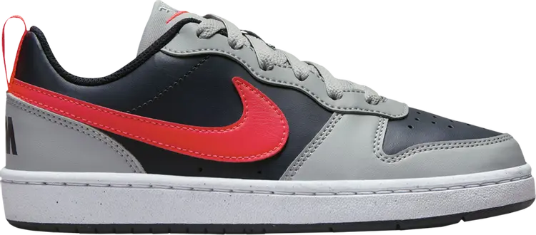 

Кроссовки Court Borough Low Recraft GS 'Light Smoke Bright Crimson', серый