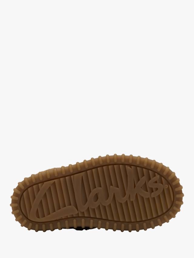 Ботинки детские Clarks Cove Snuggle T, замшевые, с принтом леопарда — фото 3