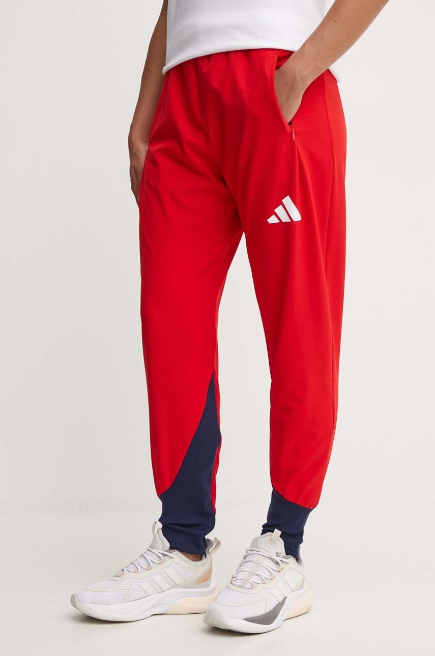 

Олимпийские спортивные штаны adidas Performance, красный