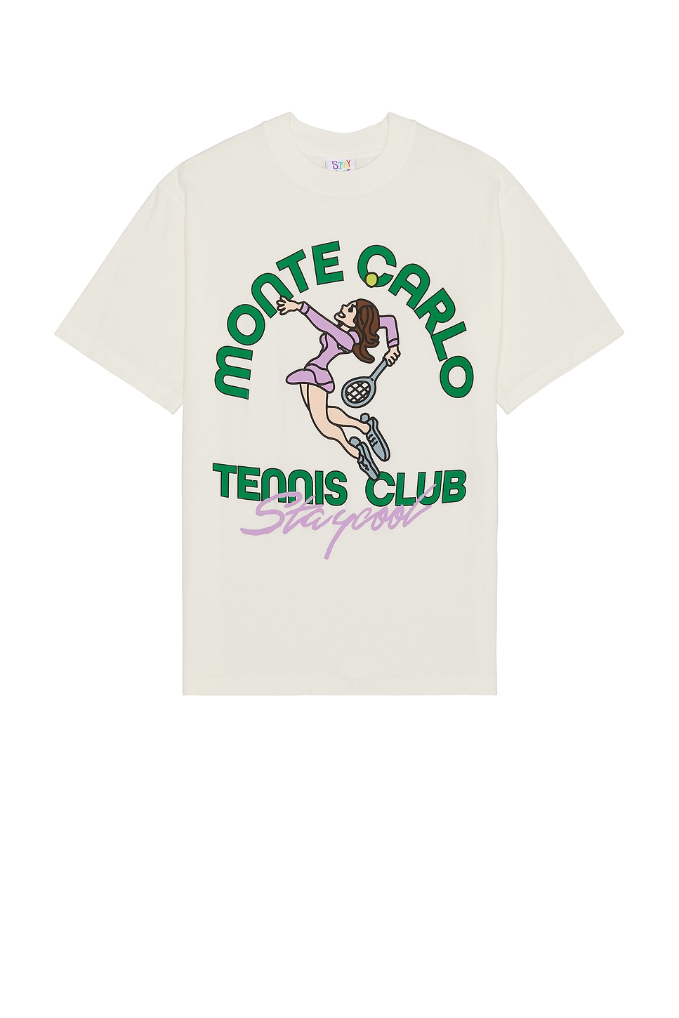 

Monte carlo tennis tee Оставайся Прохладным, cream