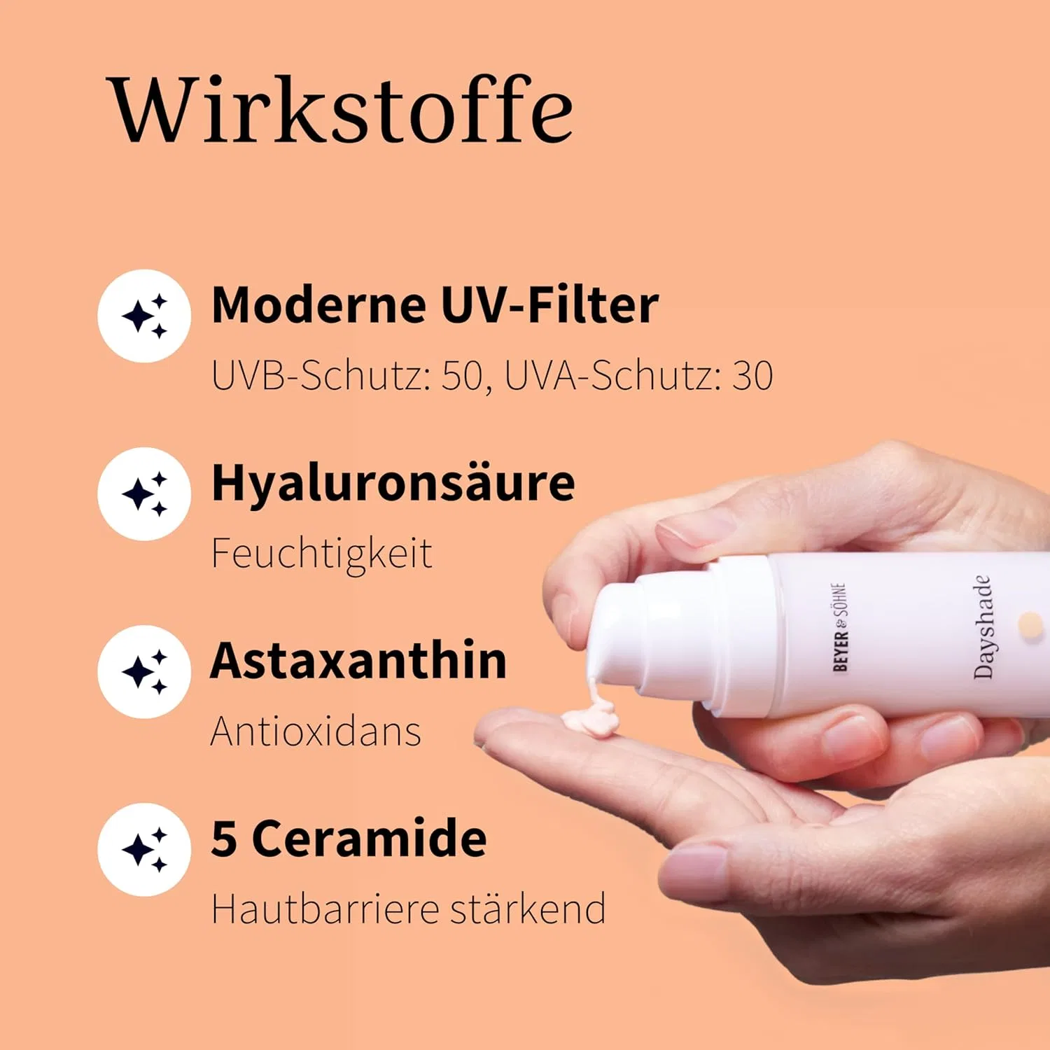 Крем для лица SPF50 BEYER & SÖHNE Дневной «Dayshade Cream» с от — фото 3