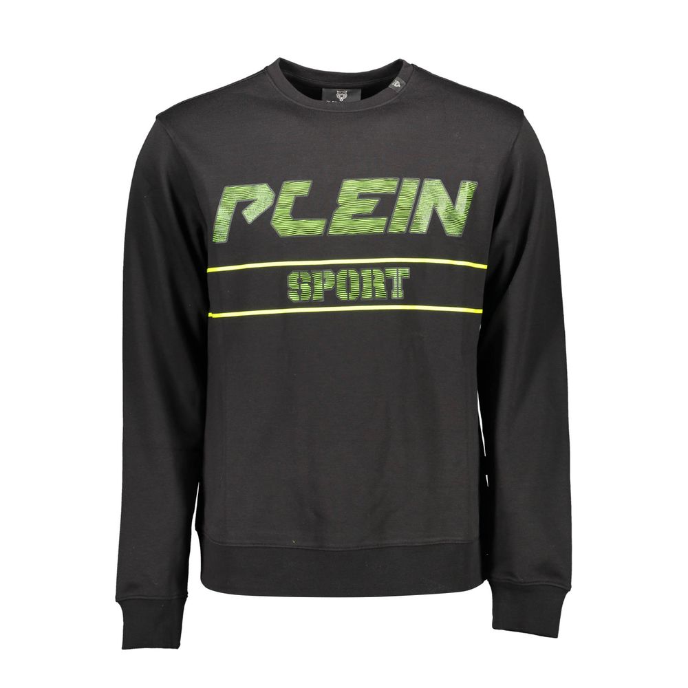 

Черный хлопковый свитер Plein Sport