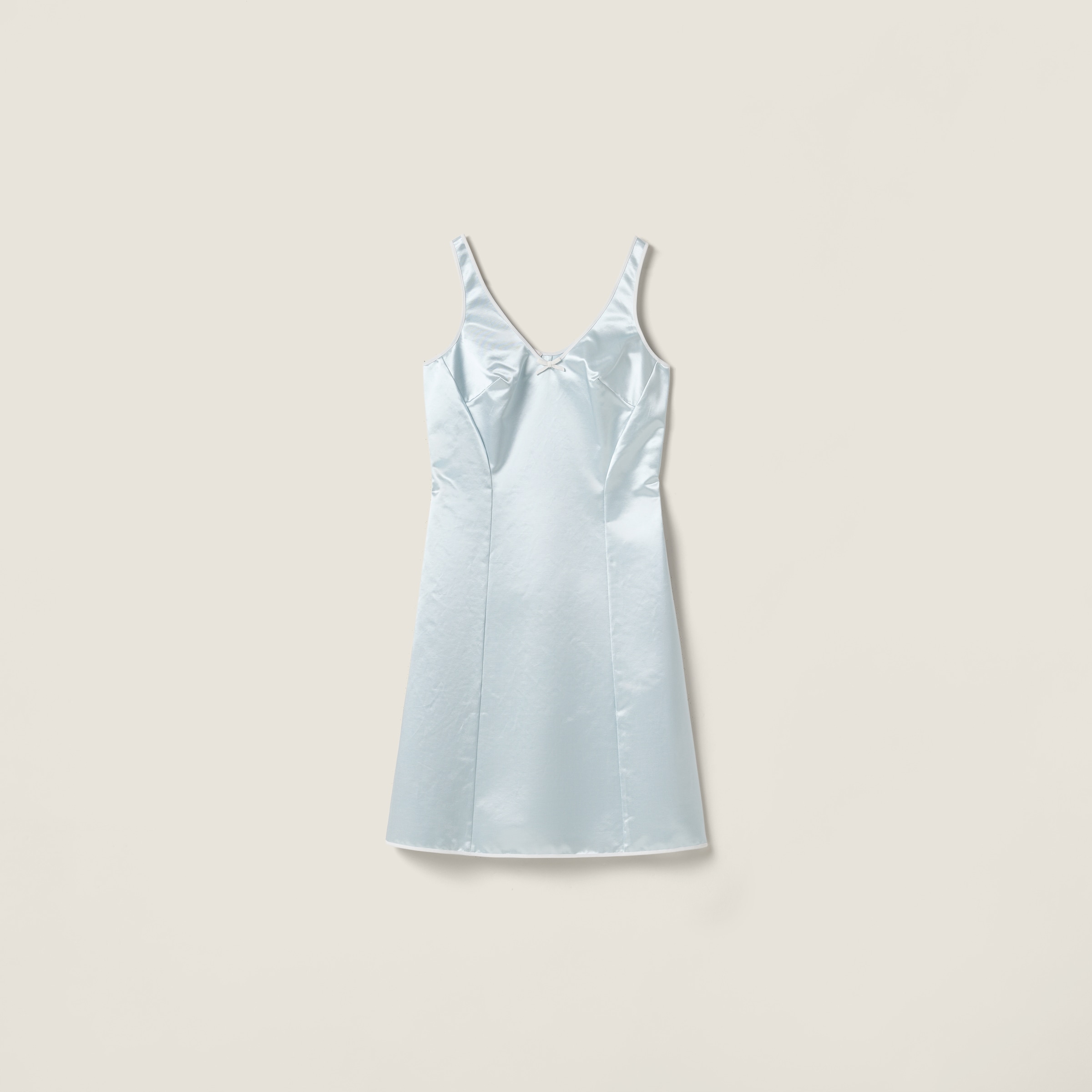 

Атласное платье MIU MIU, астро