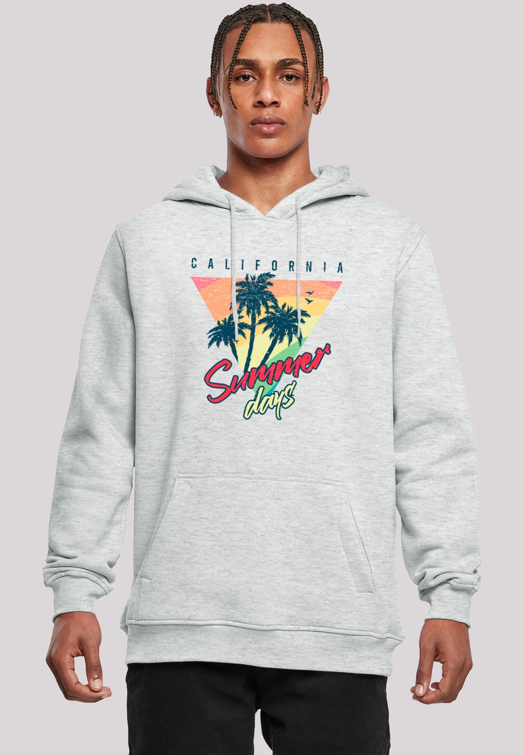 

Толстовка CALIFORNIA PALMEN RETRO F4NT4STIC, серый