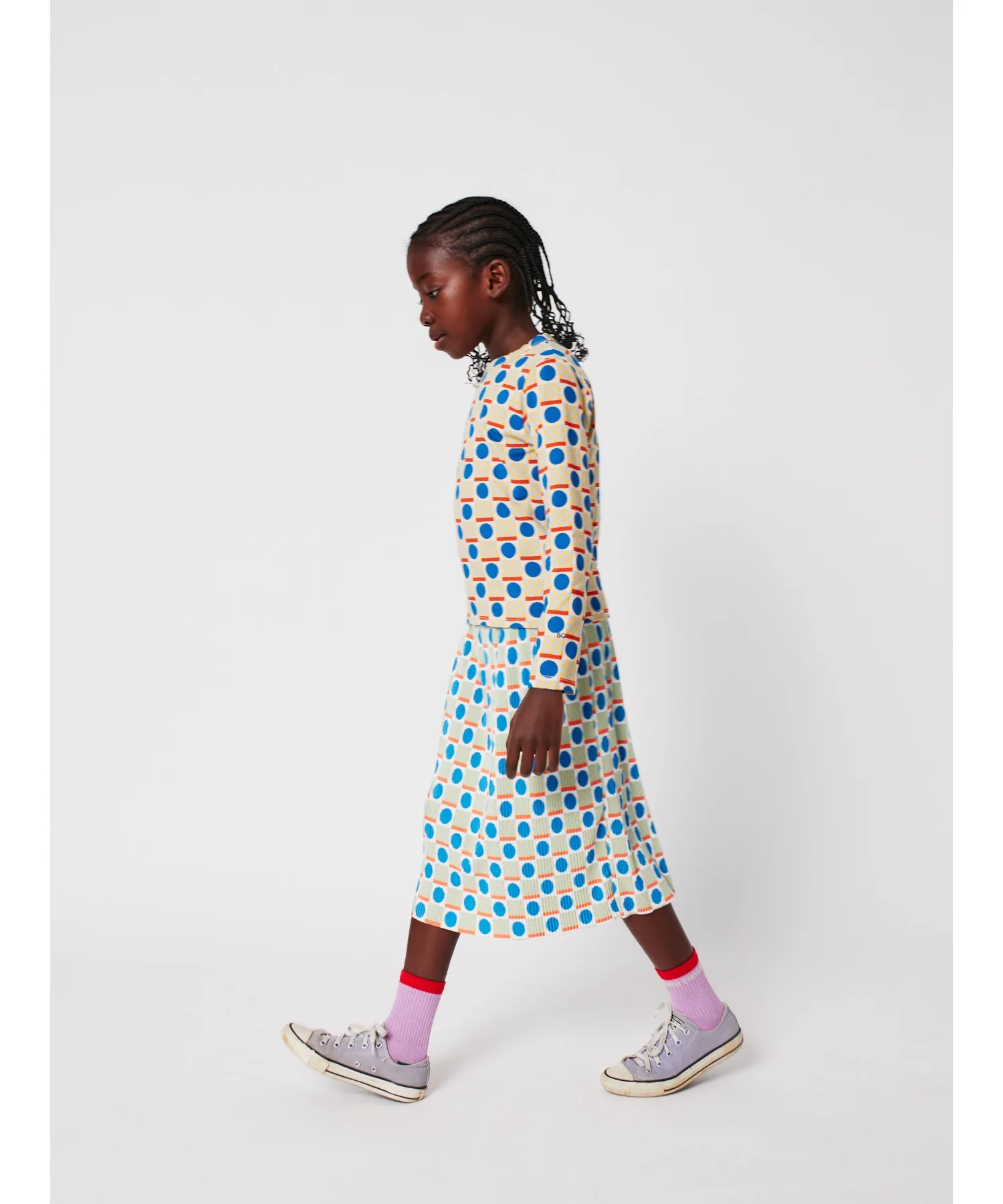 Детская футболка BOBO CHOSES Geometric Scacs all over T-shirt — фото 3