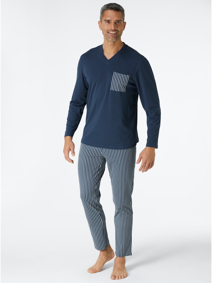 

WITT WEIDEN Пижама бордового и темно-синего цвета