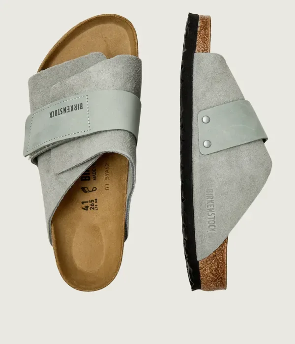 Киотские тапочки regular fit Birkenstock, серый — фото 4