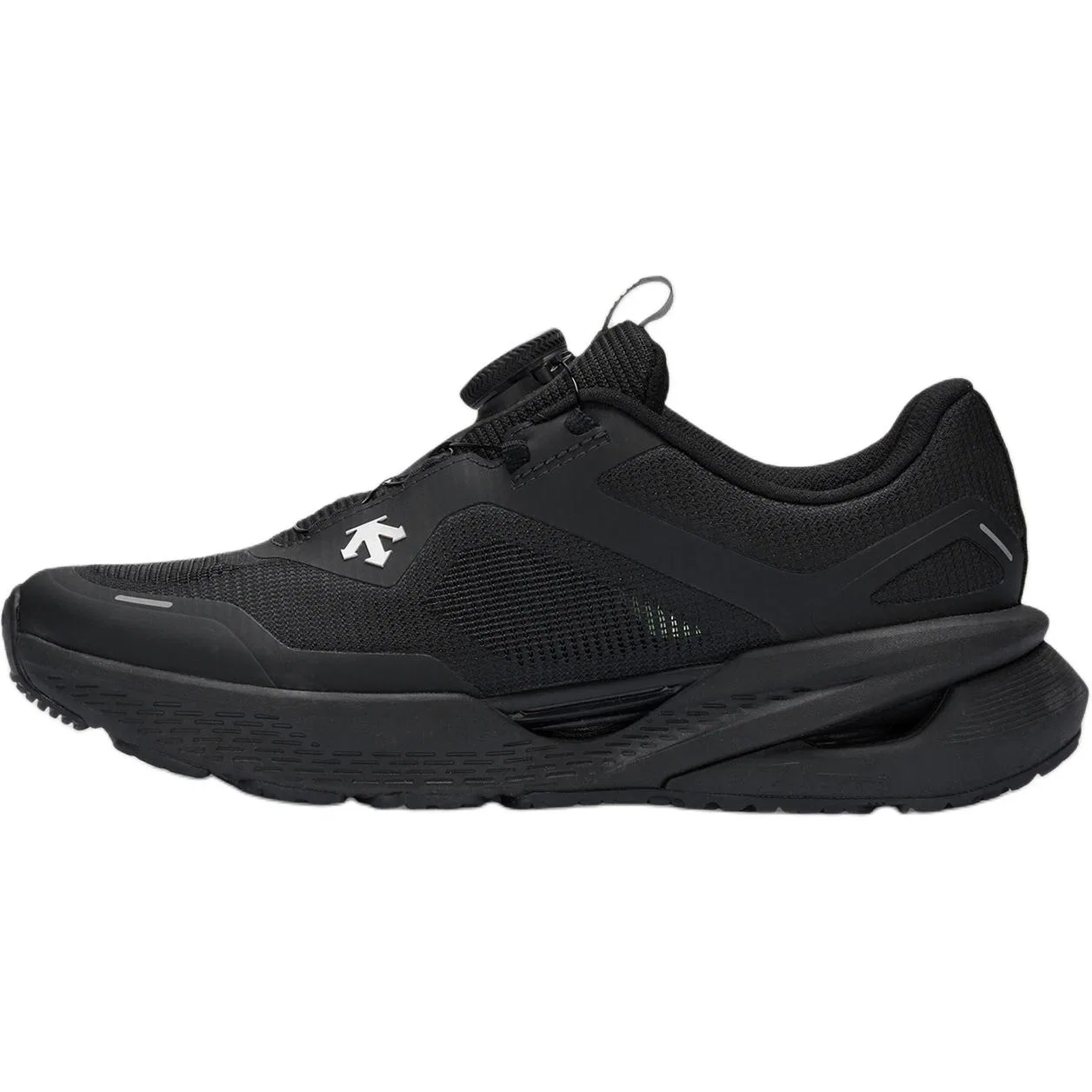 Детские дышащие кроссовки для бега с поддержкой Teenagers DESCENTE, Black-BK