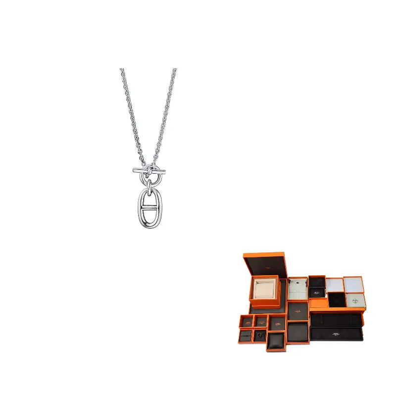 

HERMES Цепочка chaine d'ancre из 925 серебра для мужчин