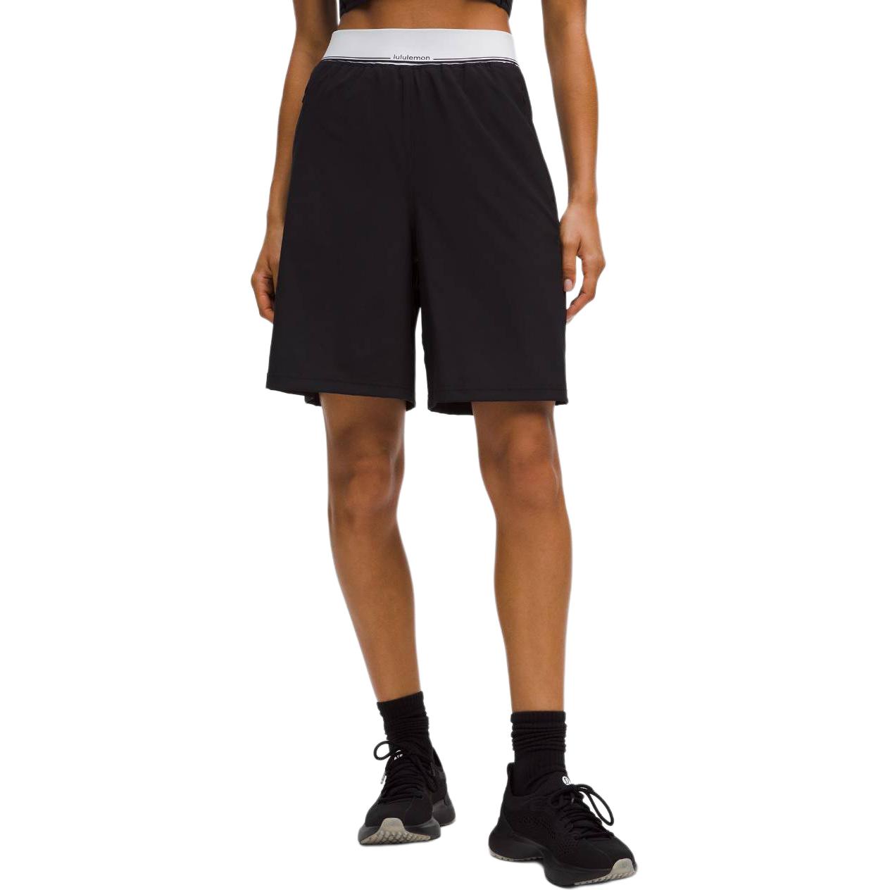 

Женские шорты Casual 9' Lululemon, черный/белый/blk/wht