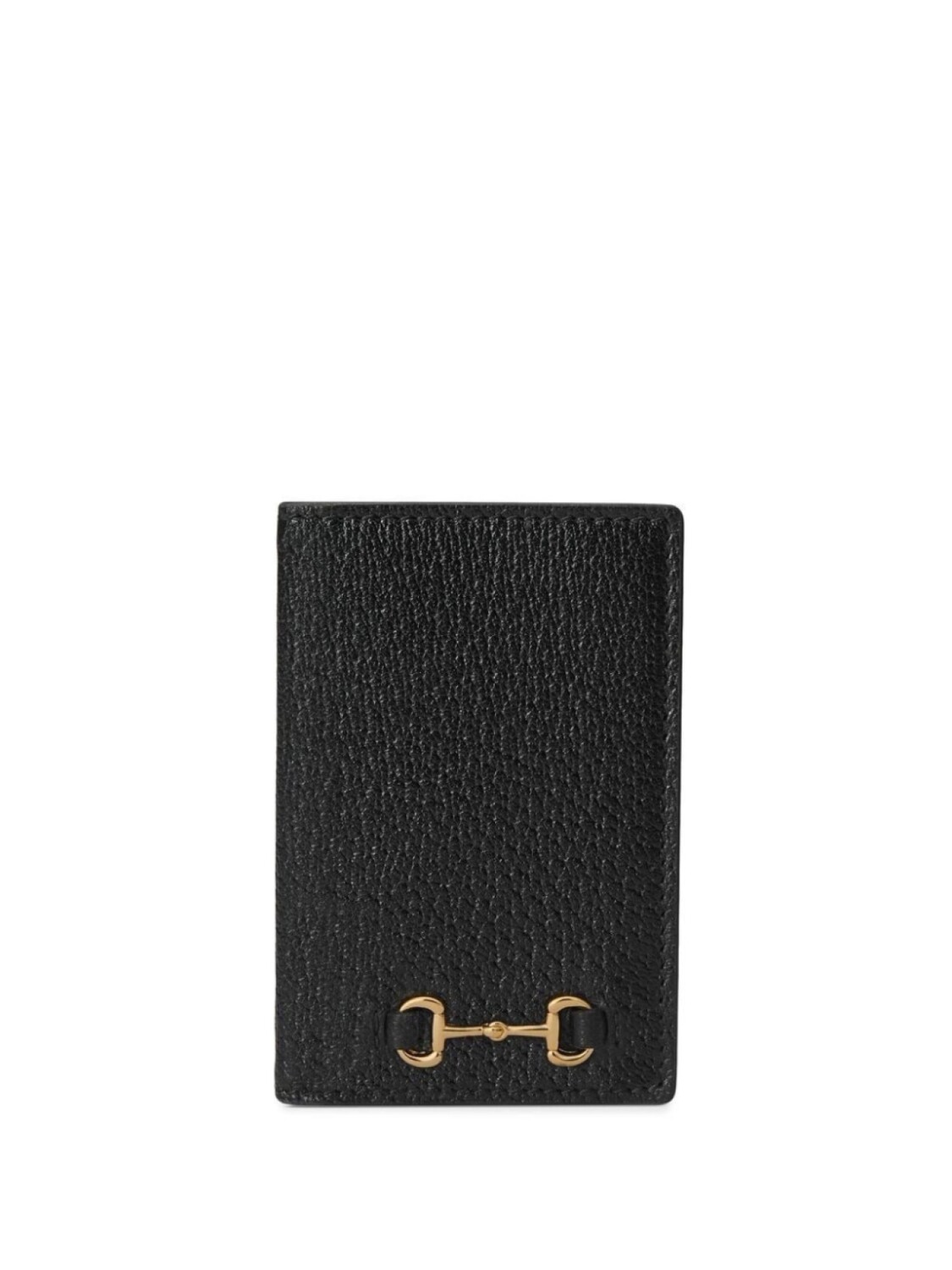 

Gucci картхолдер с пряжкой Horsebit, черный