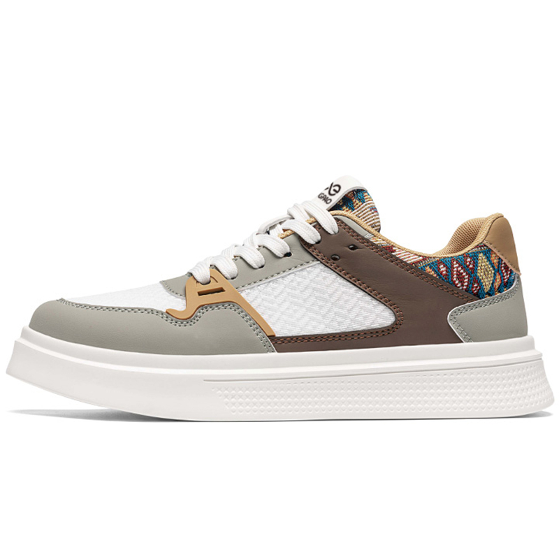 

Низкие мужские кроссовки LINGPAO, White Brown