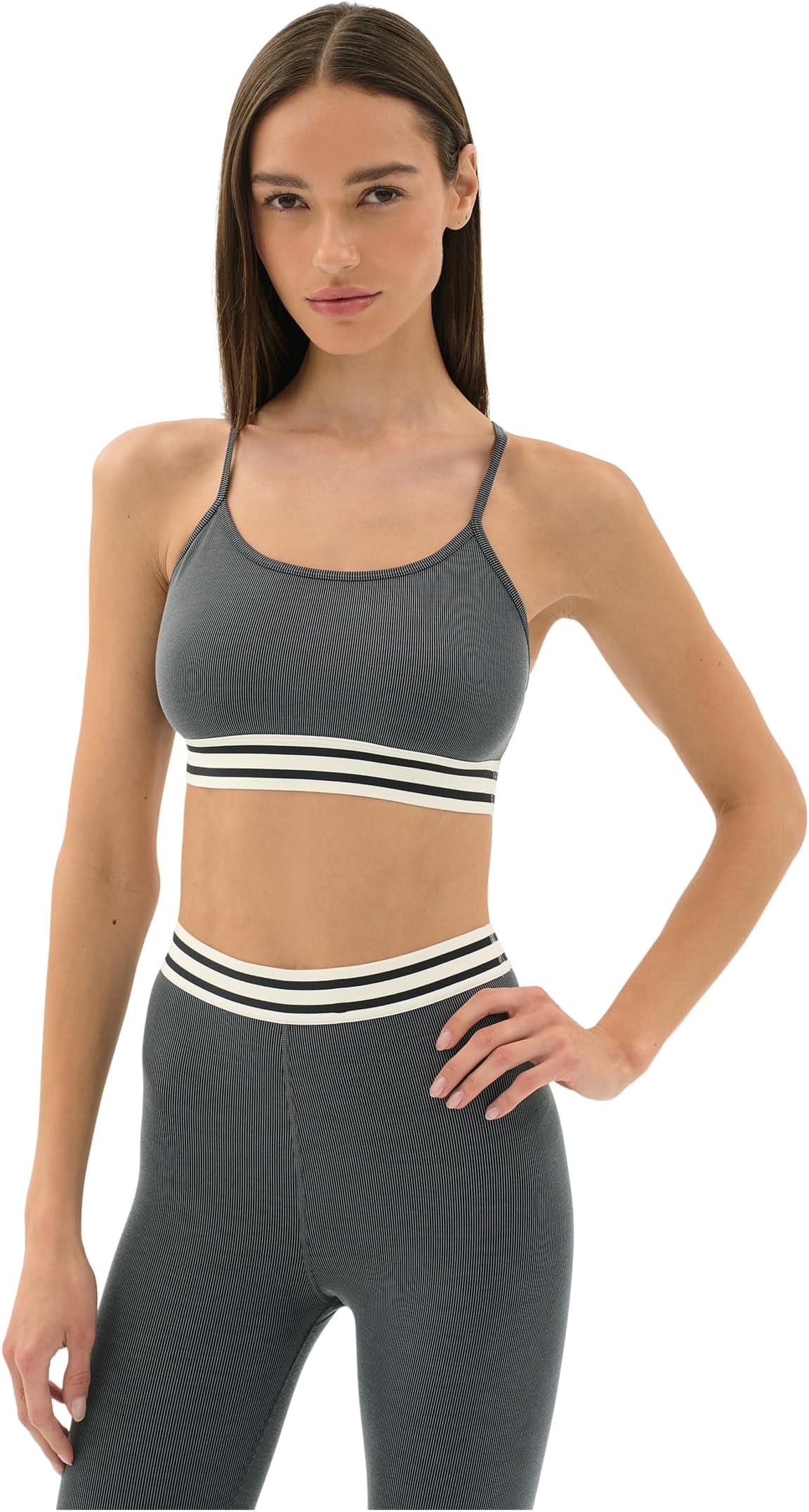 

Бюстгальтер Splits59 Cali Active Rib Bra, цвет Heather/Grey