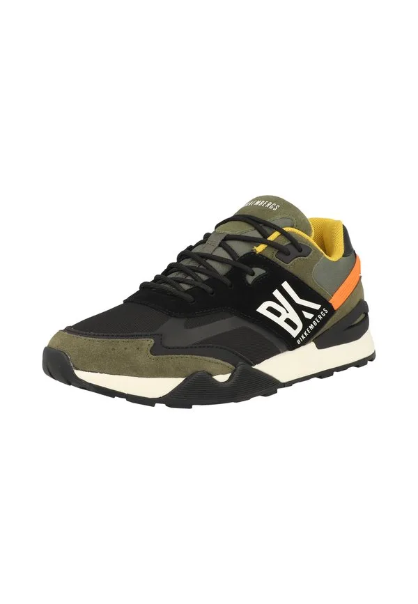 Ретро кроссовки schuhe m. зеленыйчерныйоранжевый (29209f) Bikkembergs, M. Green-Black-Orange (29209-F) — фото 2