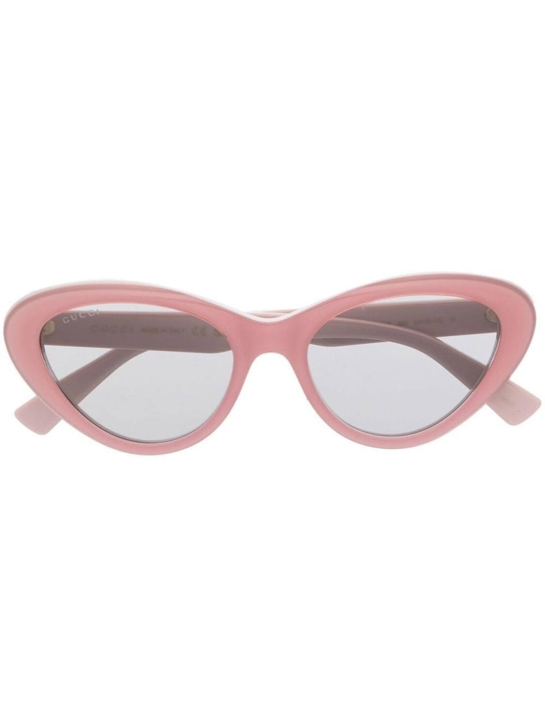 

Gucci Eyewear солнцезащитные очки в оправе 'кошачий глаз', розовый