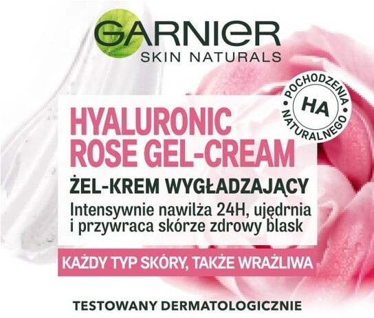 

Разглаживающий гель-крем для дня и ночи, 50 мл Garnier, Hyaluronic Rose