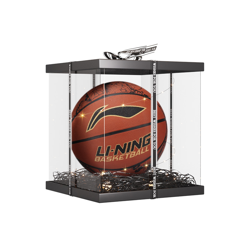 

LINING Резиновый баскетбольный мяч brown размер 5 7 тренировочный соревновательный unisex china