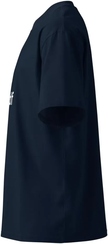 Органическая футболка Unisex Oversized с высоким воротом — фото 4
