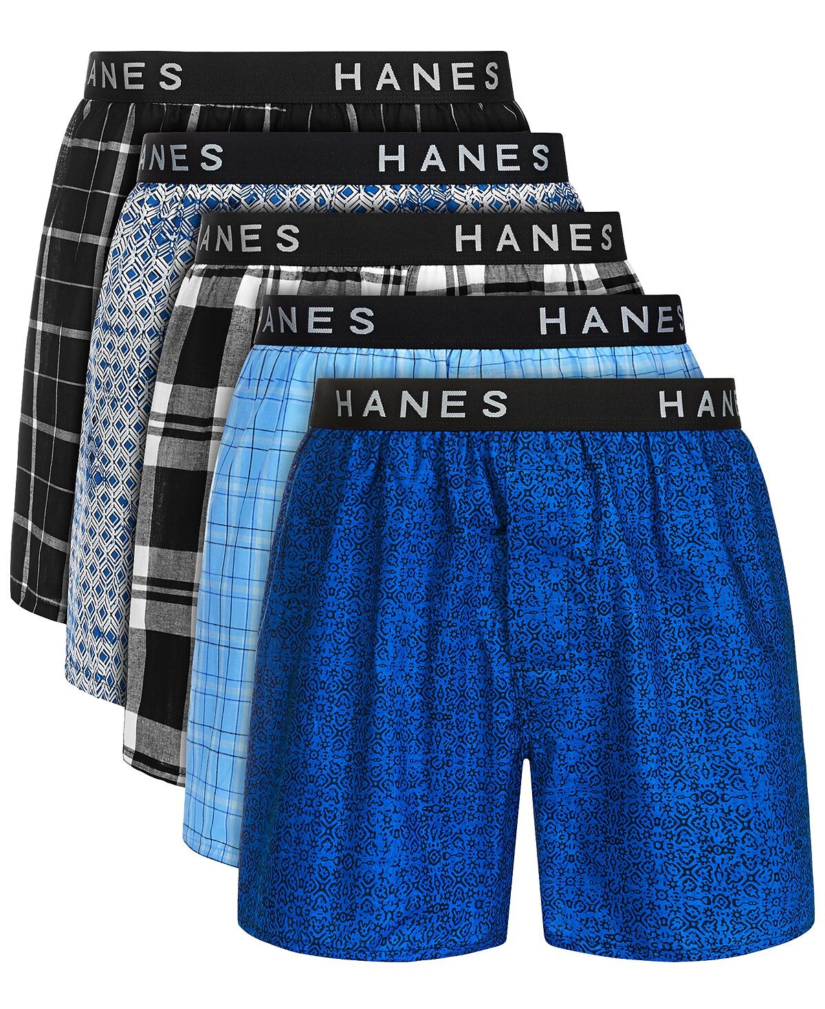 

Мужской Ultimate 5 шт. Влагоотводящие боксеры Hanes