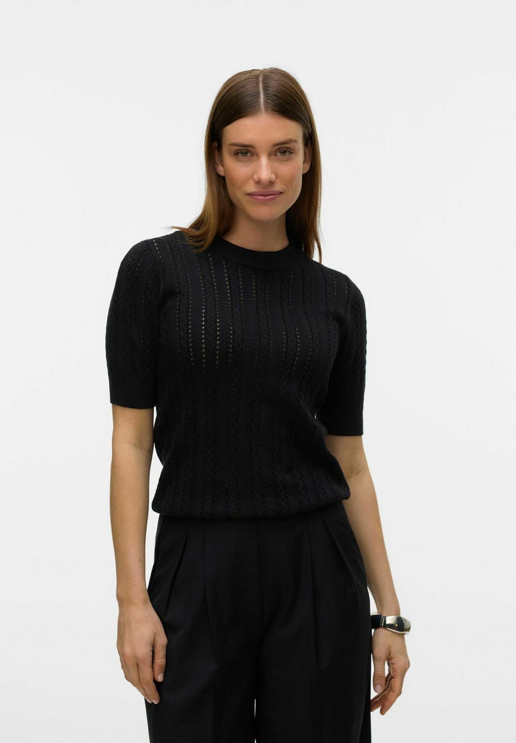 

Базовая футболка VMMORENA Vero Moda, черный