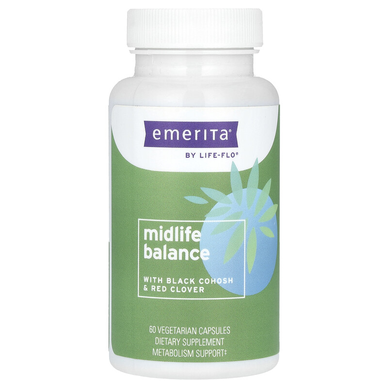

Emerita, Midlife Balance, 60 вегетарианских капсул