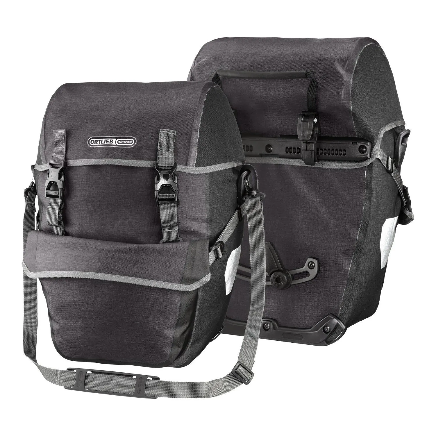 

Велосипедная сумка Packer Plus задняя пара Ortlieb, Granite/Black