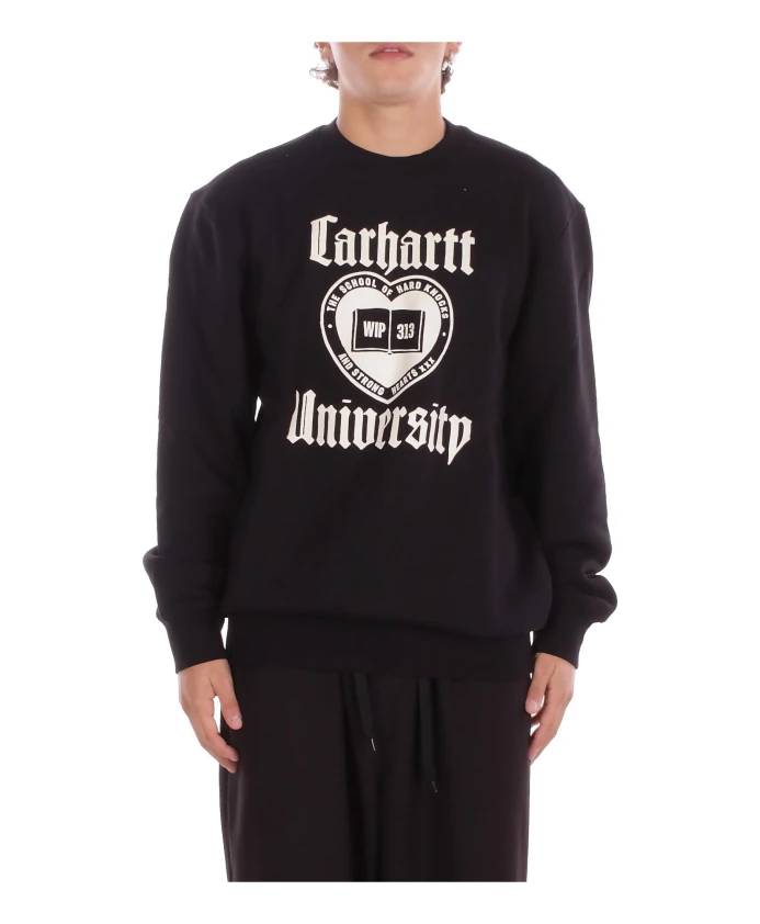 

Толстовка с логотипом спереди Carhartt Wip, черный
