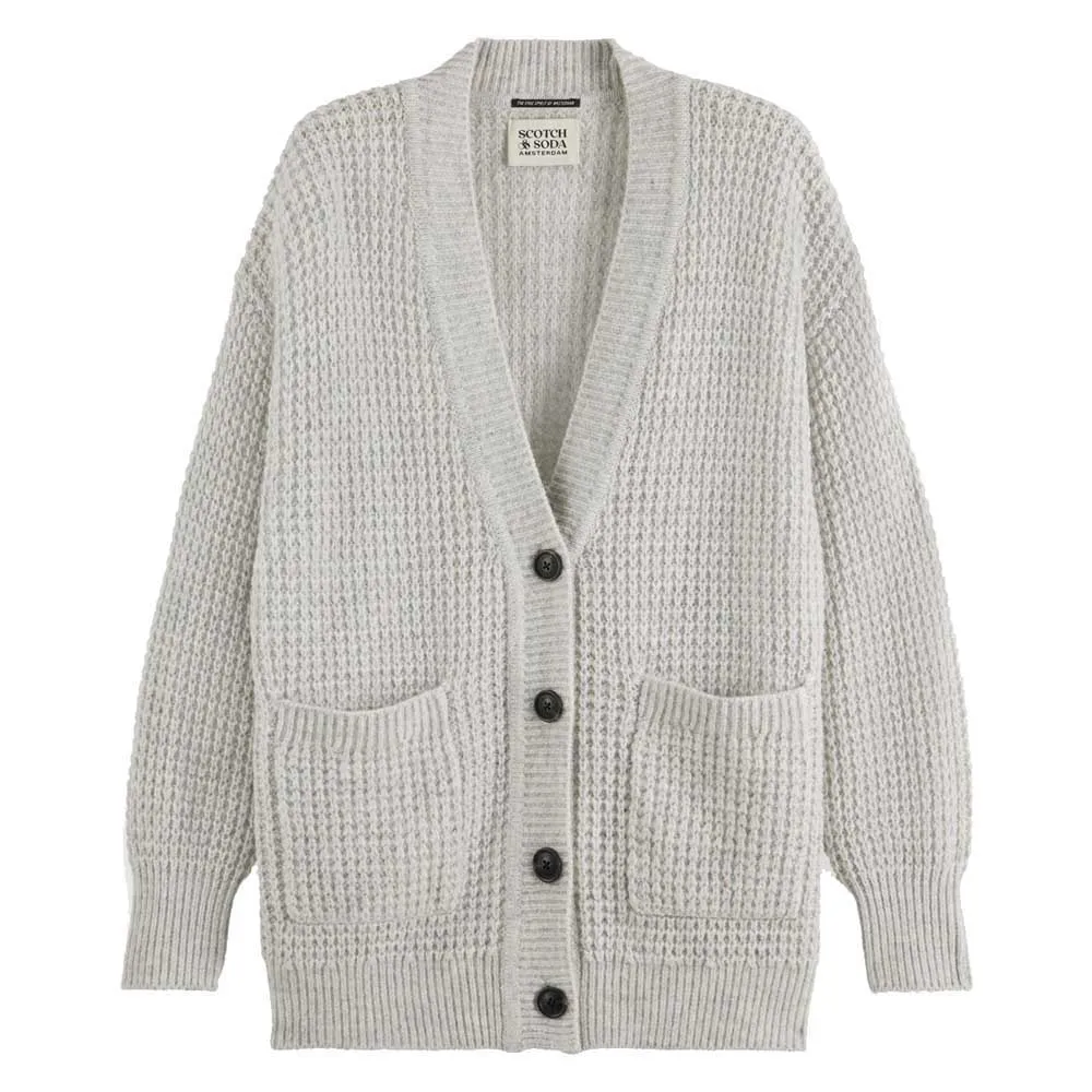

Свитер Scotch & Soda 178230 cardigan, серый