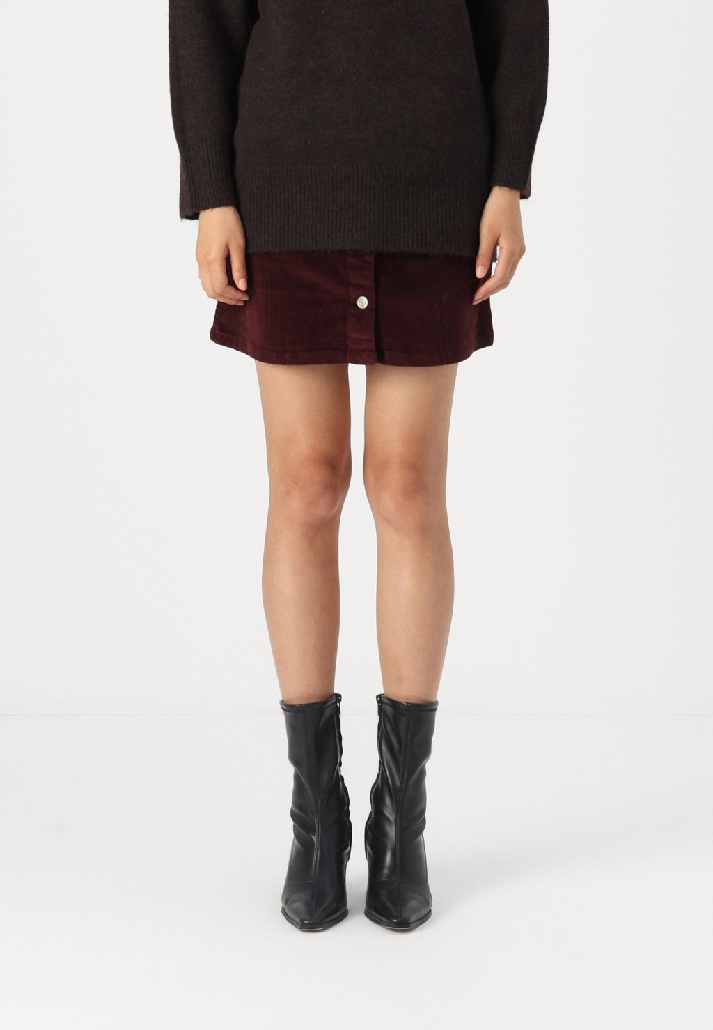 

Мини-юбка VMETTA SHORT SKATER SKIRT Vero Moda, бордовый