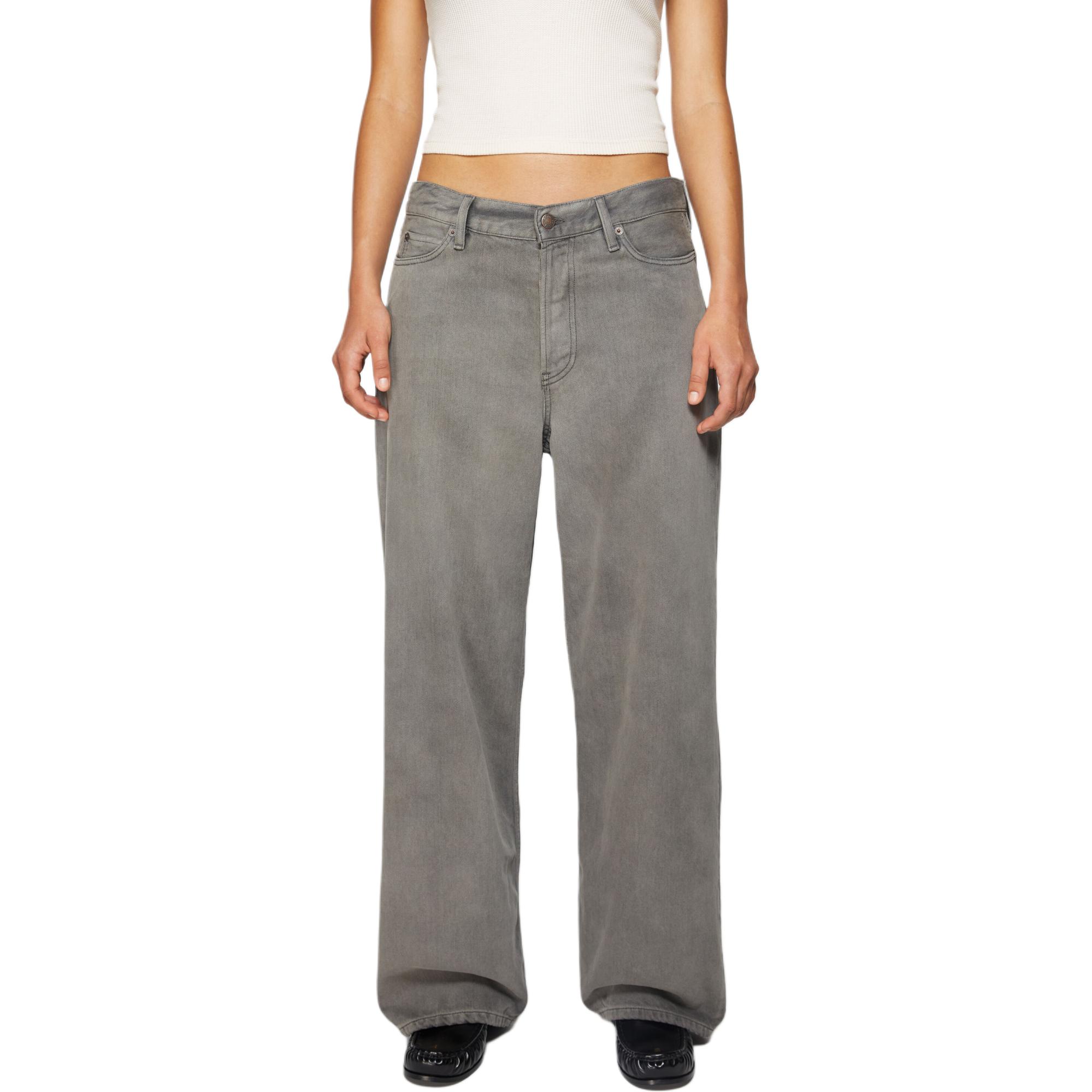 Джинсы Loose Fit 1981F Антрацитовый серый Acne Studios — фото 3