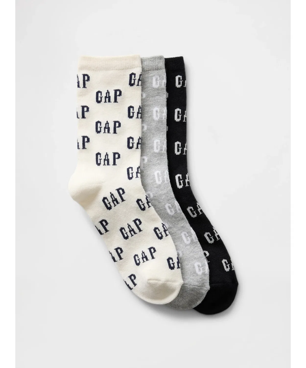 Носки 3 пары GAP логотип мультиколор