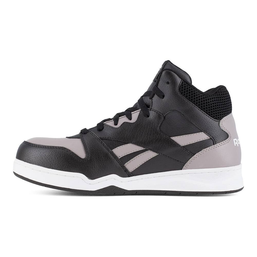 Мужские высокие кроссовки с композитным носком Reebok Work BB4500 с рейтингом ESD, серый — фото 3
