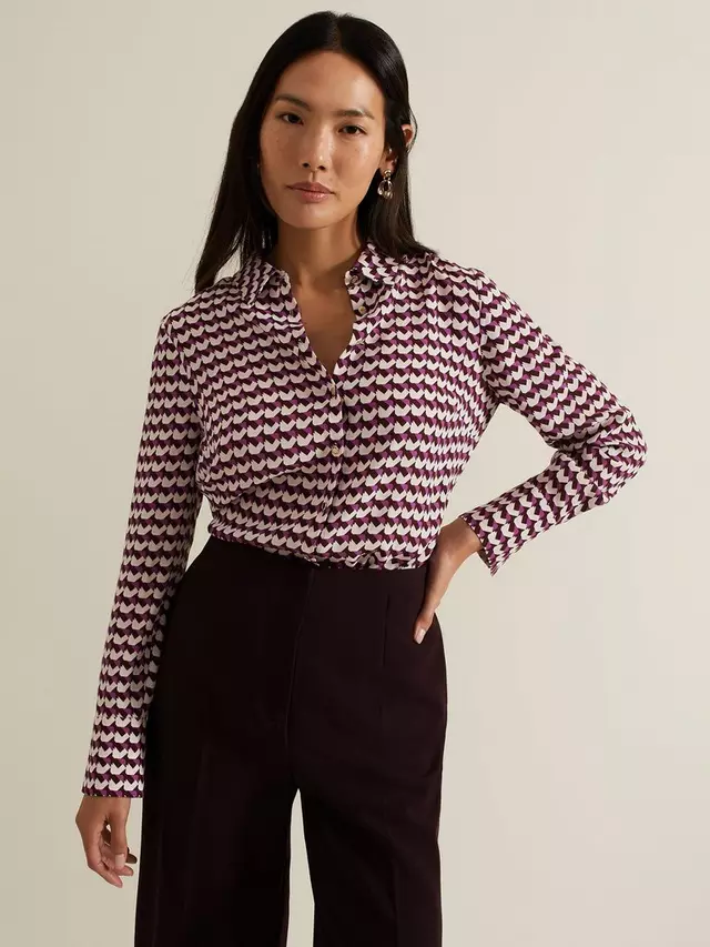 

Рубашка Phase Eight Gina Abstract Geo Print, разноцветный