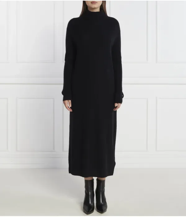 Платье MD WOOL CASH ROLL-NK Tommy Hilfiger, черный
