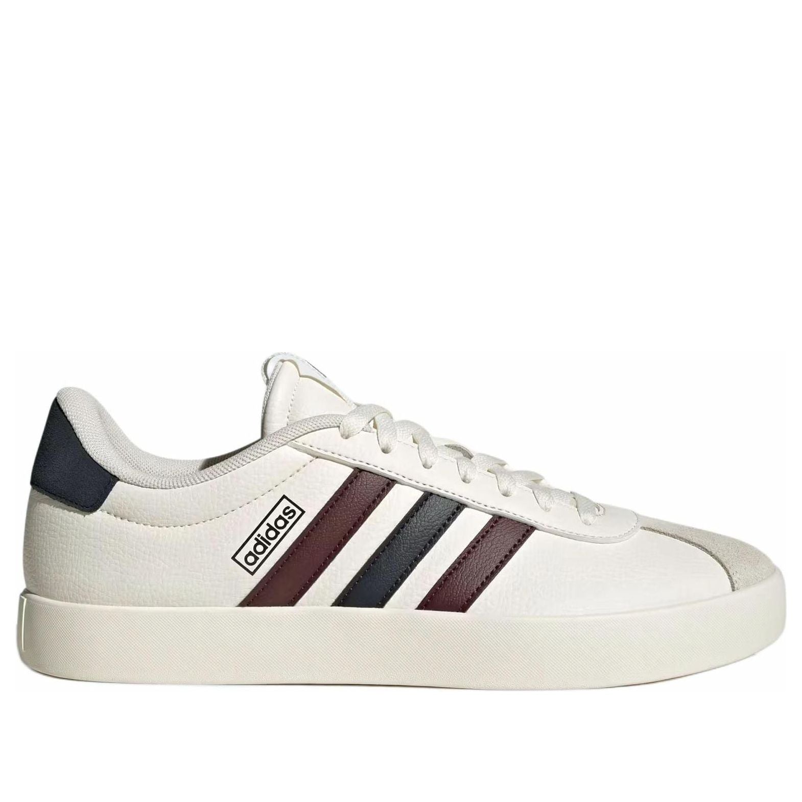 Кроссовки Adidas VL Court 3.0 'Cream Burgundy' — фото 2