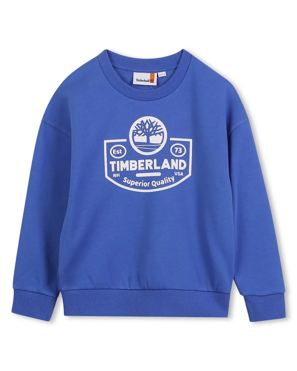 

Детский свитер с длинным рукавом Timberland, синий