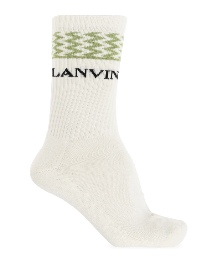 

Хлопковые носки Lanvin, бежевый