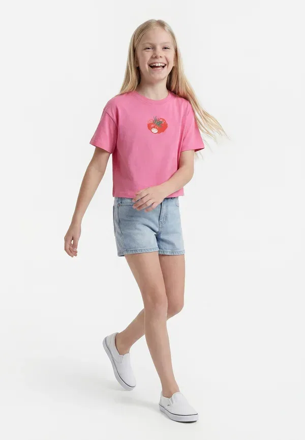 Футболка Nike Sportswear Tee boxy tomato print t-shirt, пион