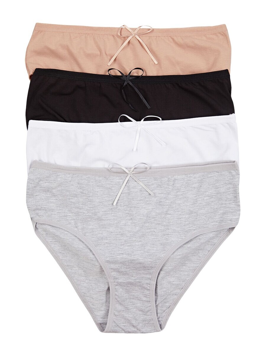 

Трусики Trendyol Panty, цвет nude/mottled grey/black/white