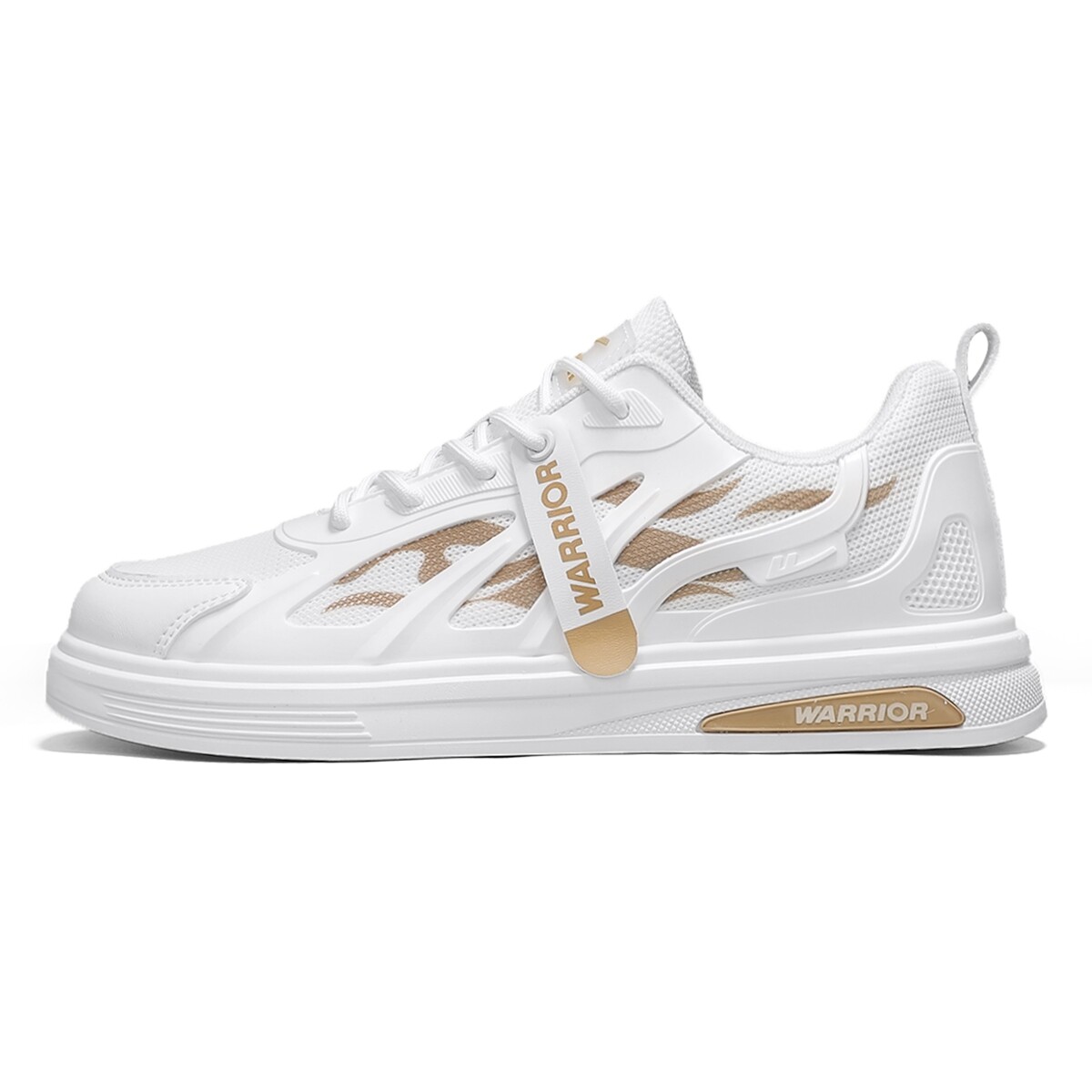

Кроссовки WARRIOR Skateboarding Shoes Men Low-top, белый/хаки
