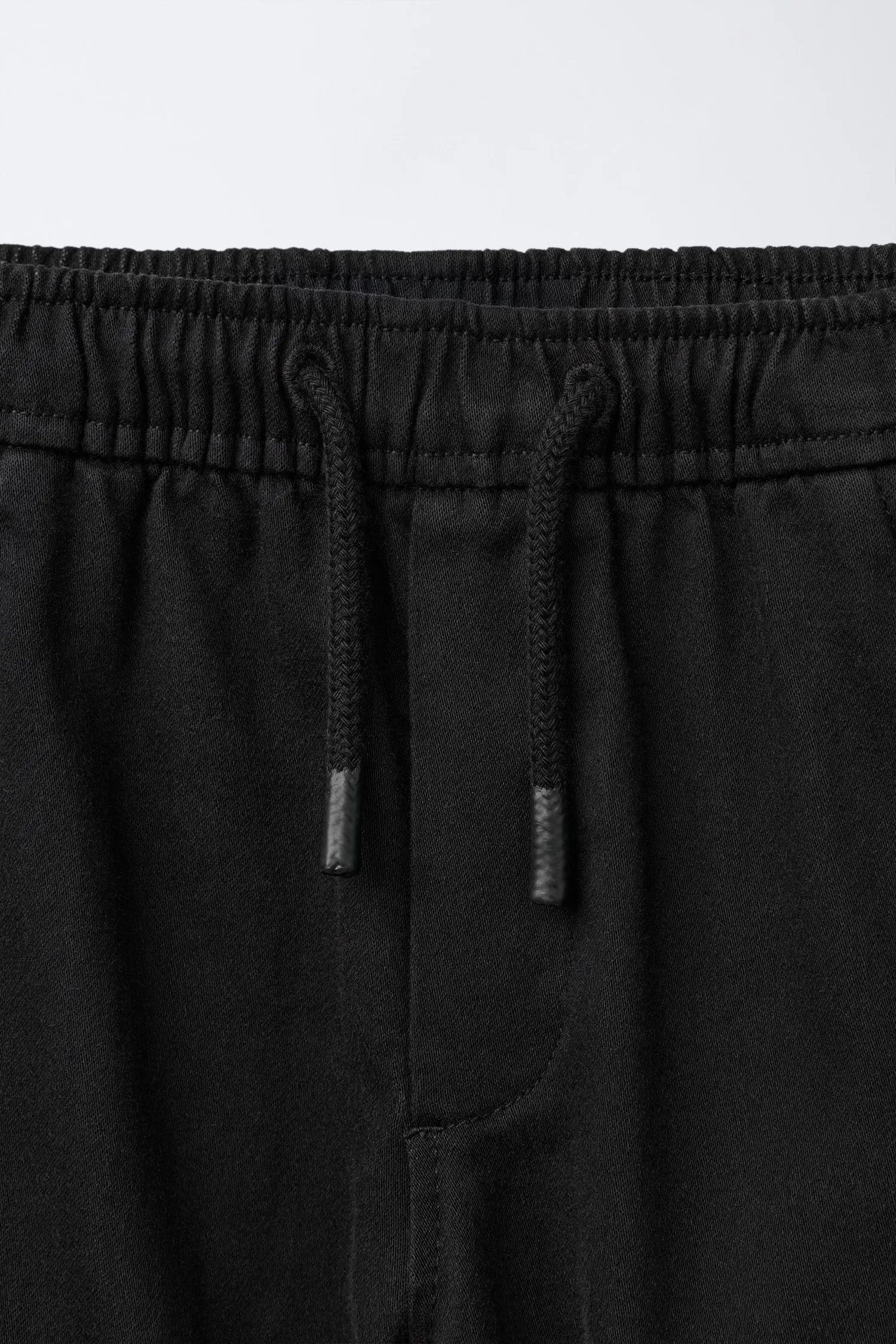 Спортивные брюки-карго с этикеткой Zara, черный — фото 3