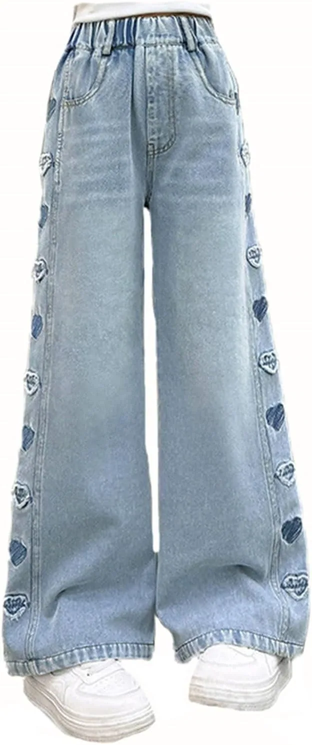 

Джинсы для девочек в стиле ретро Y2K, скинни, с высокой эластичной талией