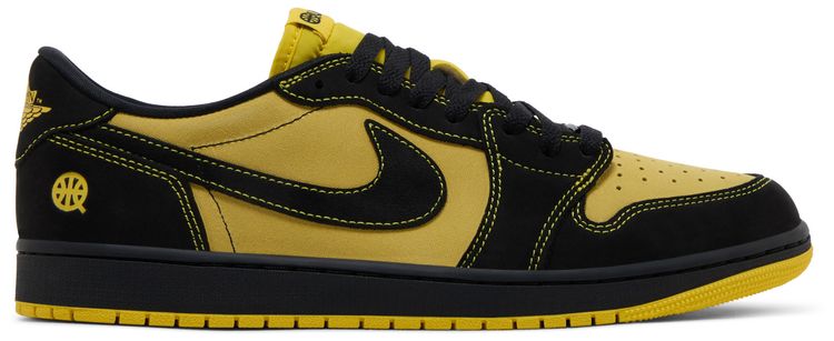

Кроссовки Air Jordan 1 Retro Low OG 'Quai 54', черный