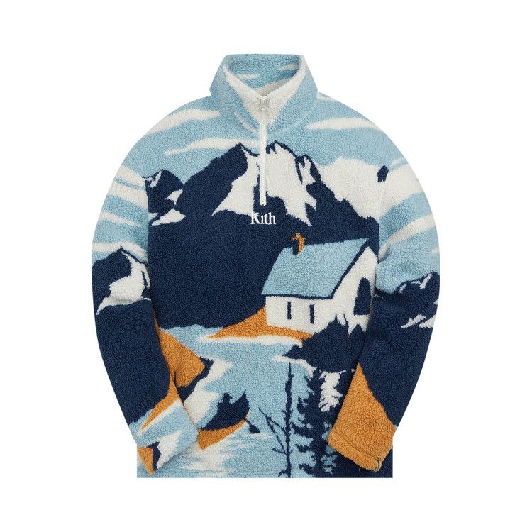 

Толстовка Kith Lakeside Claremont Sherpa Quarter Zip, Summit