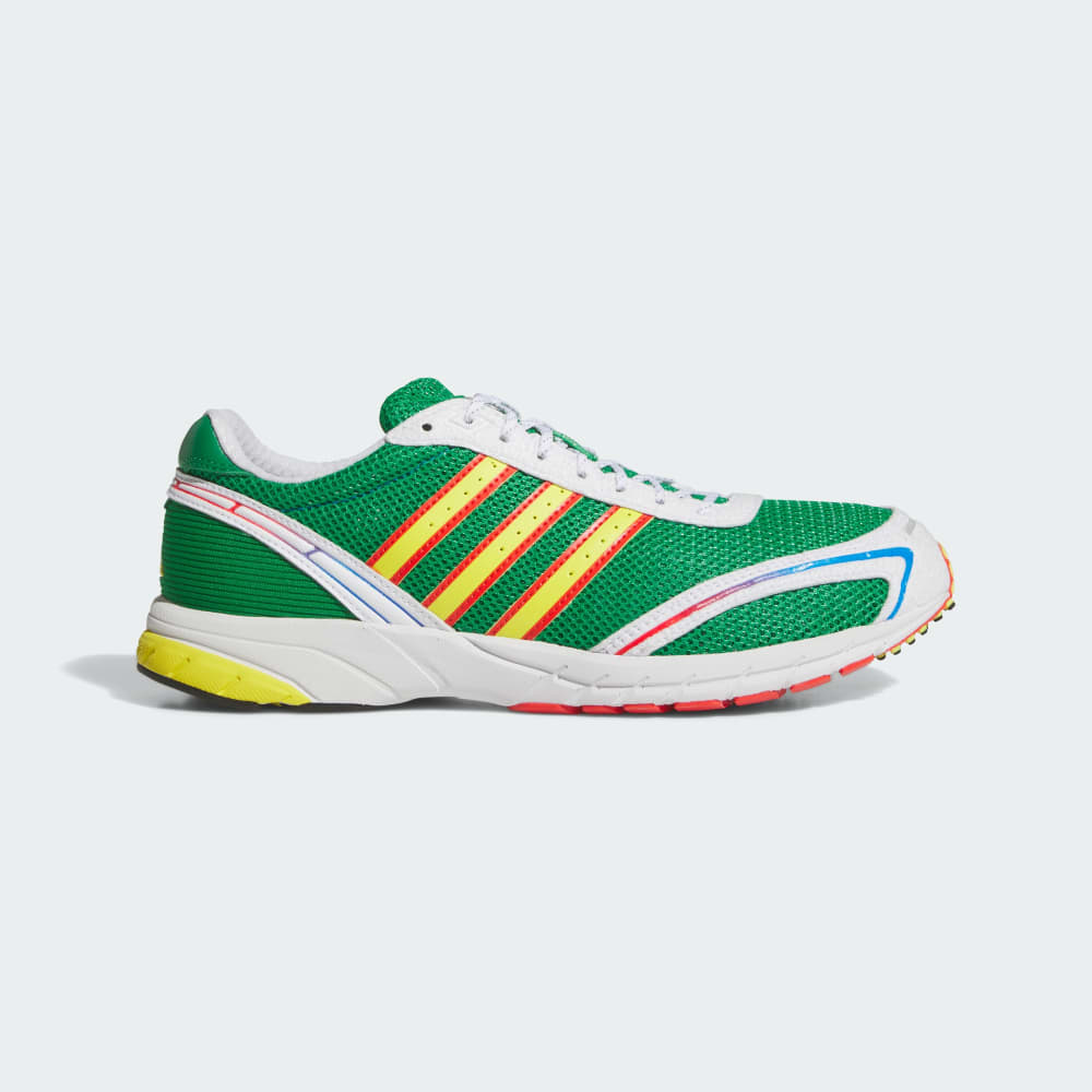 

Кроссовки Adidas Adizero Adios OG Shoes, цвет Green/Cloud White/Bright Red